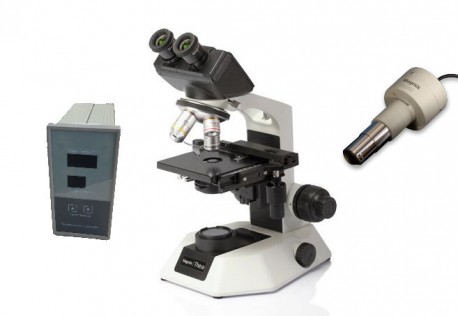 Microscope Theia-Fi with cam., heat. pl. and Ph. Co.